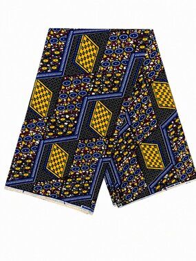 African Wax Print Fabric 6 Yards Cotton Wax High Quality Ankara Print Fabric